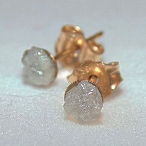 Золотые серьги с алмазами "Тайны звезд"