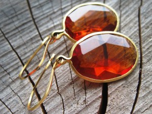 серьги золотые